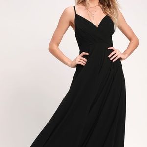 Lulus All About Love Black Maxi Dress